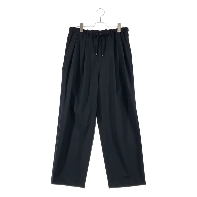 MARKAWARE / マーカウェア | 2026SS | DOUBLE PLEATED EASY TROUSERS / オーガニックウール2/80トロピカル - ダブルプリーテッドイージートラウザーズ パンツ | 1 | メンズ