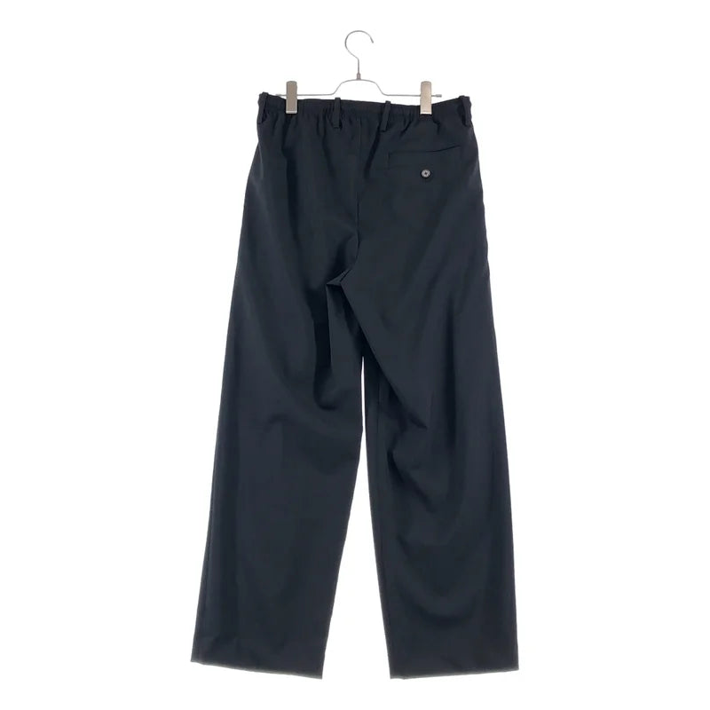 MARKAWARE / マーカウェア | 2026SS | DOUBLE PLEATED EASY TROUSERS / オーガニックウール2/80トロピカル - ダブルプリーテッドイージートラウザーズ パンツ | 1 | メンズ