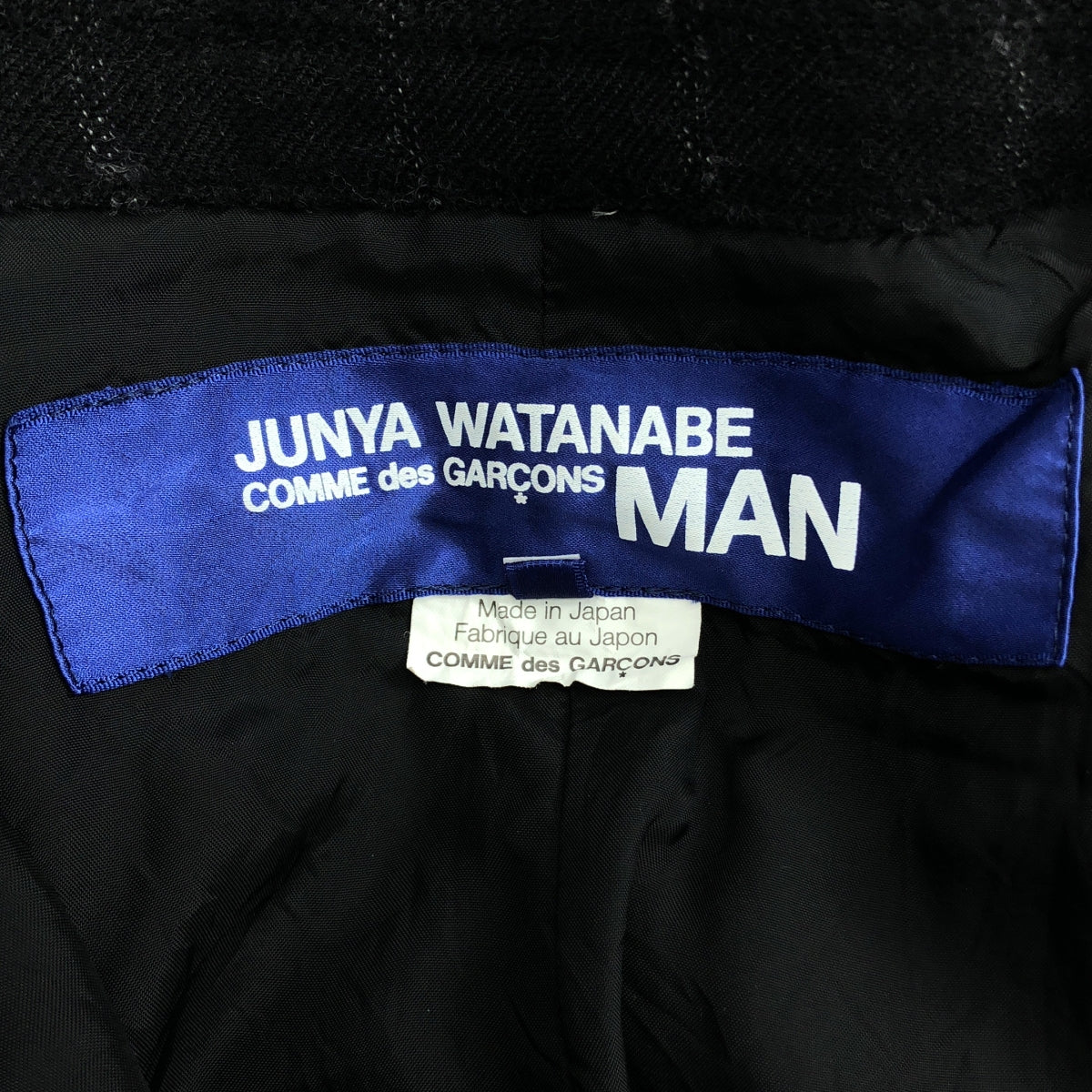 JUNYA WATANABE COMME des GARCONS MAN / 준야 와타나베 콤 데 걸슨맨 | 2013AW | 울 패치워크 테일러드 재킷 | M | 블랙 | 남성