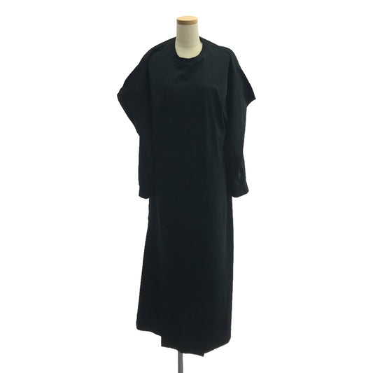 mizuiroind / mizuiroind | stand collar OP with pockets dress | F | Black | Women's