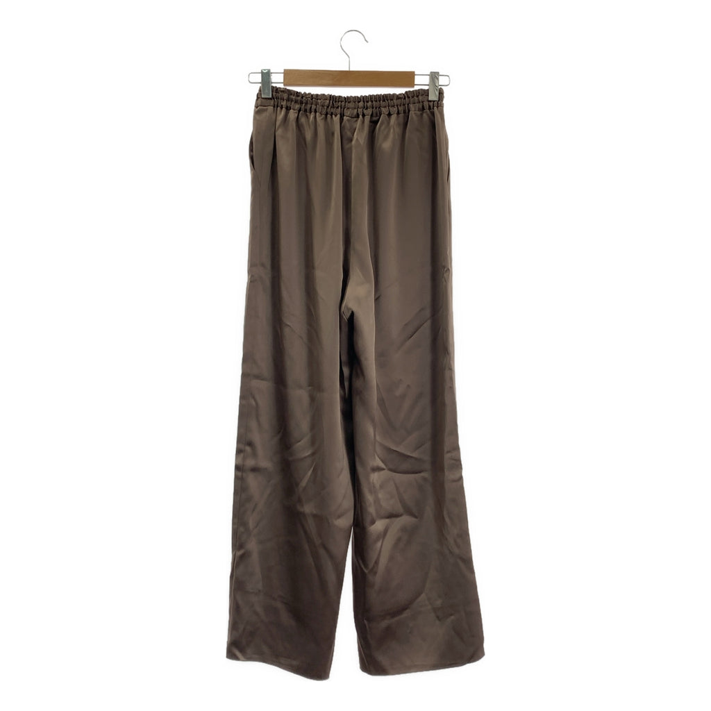 Plage / 플라주 | 2025SS | satin loose / 드로스트링 웨스트 고무 이지 팬츠 | 36 |
