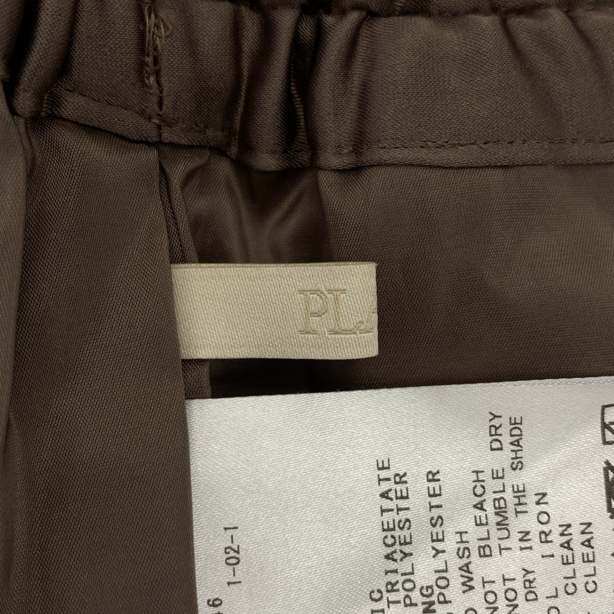 Plage / 플라주 | 2025SS | satin loose / 드로스트링 웨스트 고무 이지 팬츠 | 36 |