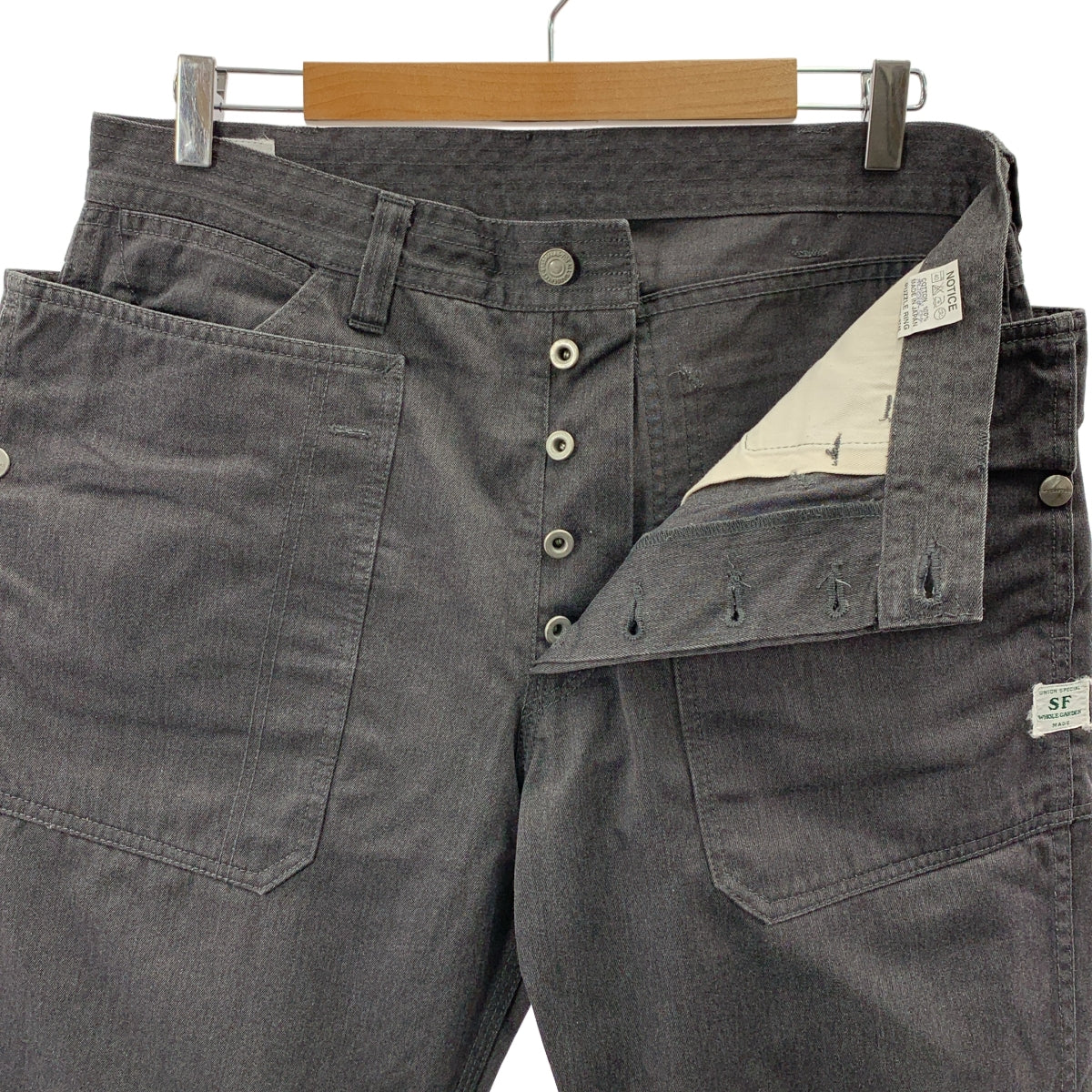 SASSAFRAS | 雙口袋寬版工裝褲 | L碼 | 男款