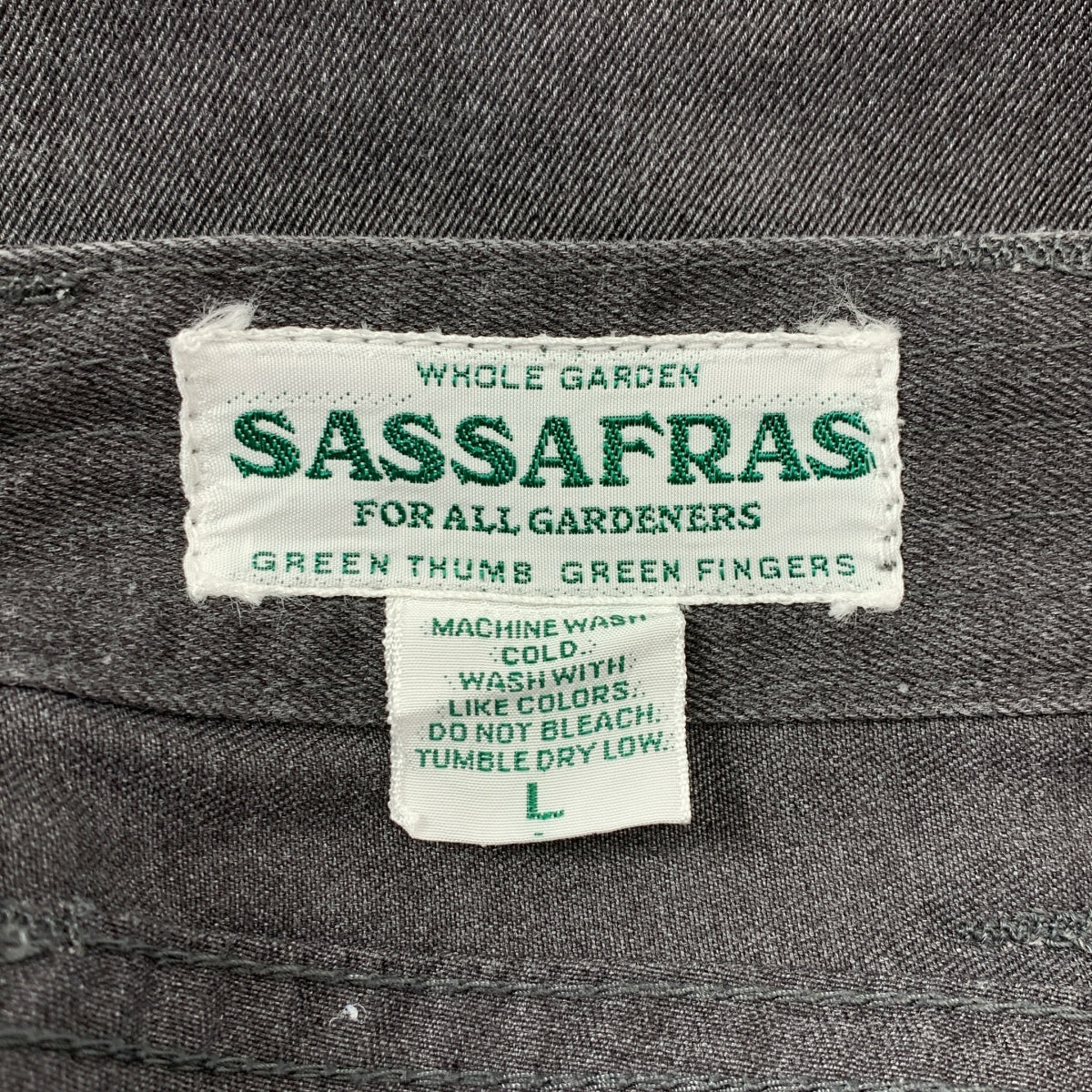 SASSAFRAS | 雙口袋寬版工裝褲 | L碼 | 男款