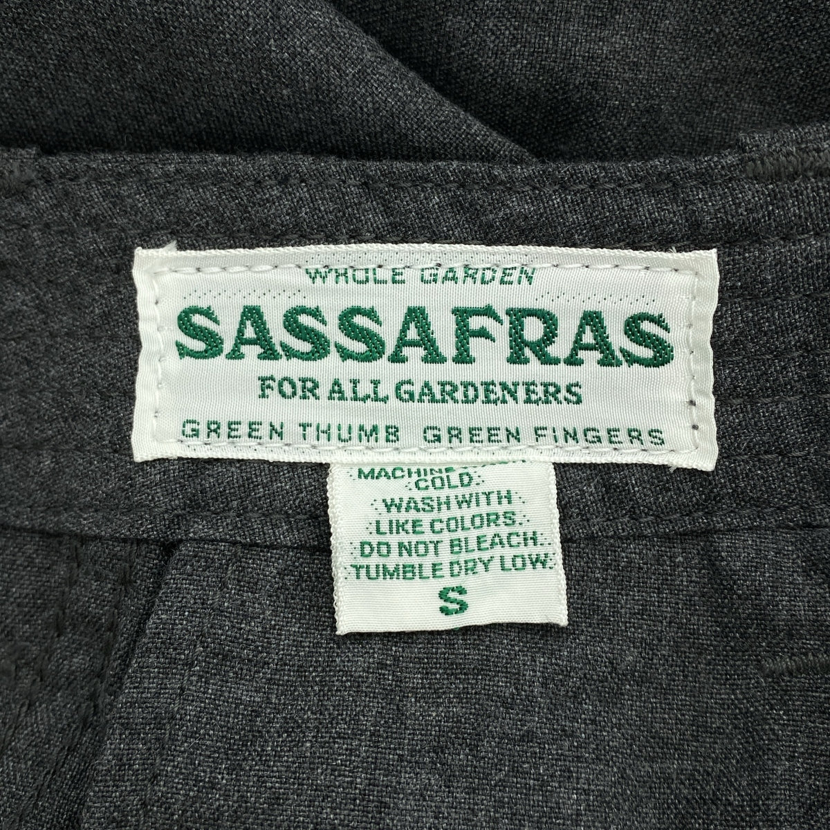 SASSAFRAS / 사사후라스 | SPRAYER PANTS 폴리에스테르 코튼 스플레이어 팬츠 | S | 맨즈