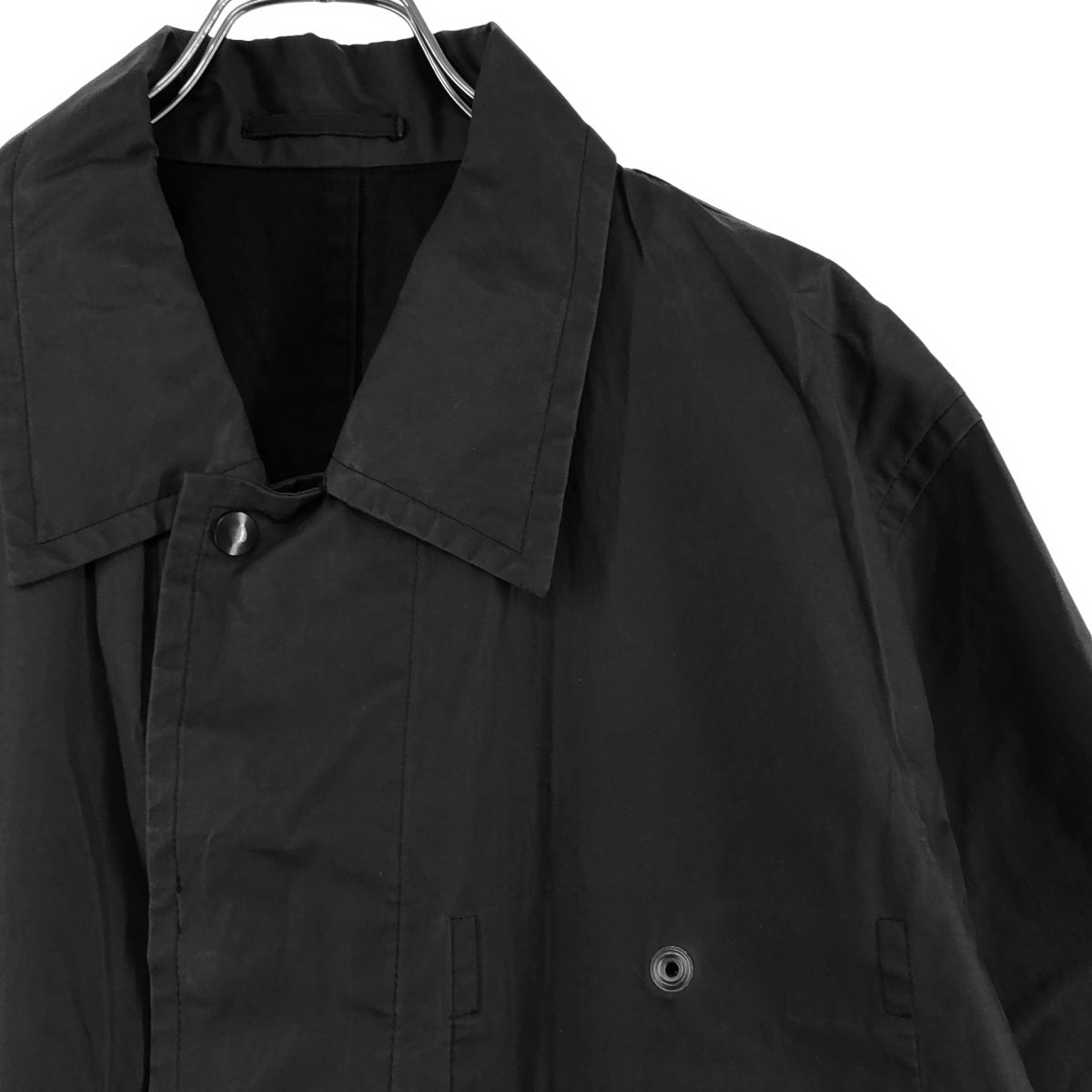 COMME des GARCONS HOMME / コムデギャルソンオム | 1995AW | ウレタンコーティング コットン ステンカラーコート | S | メンズ