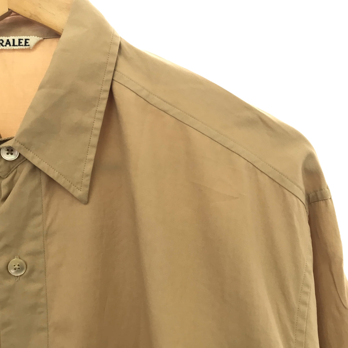 美品】 AURALEE / オーラリー | 2024SS | WASHED FINX TWILL BIG SHIRT / ウォッシュド フ – KLD