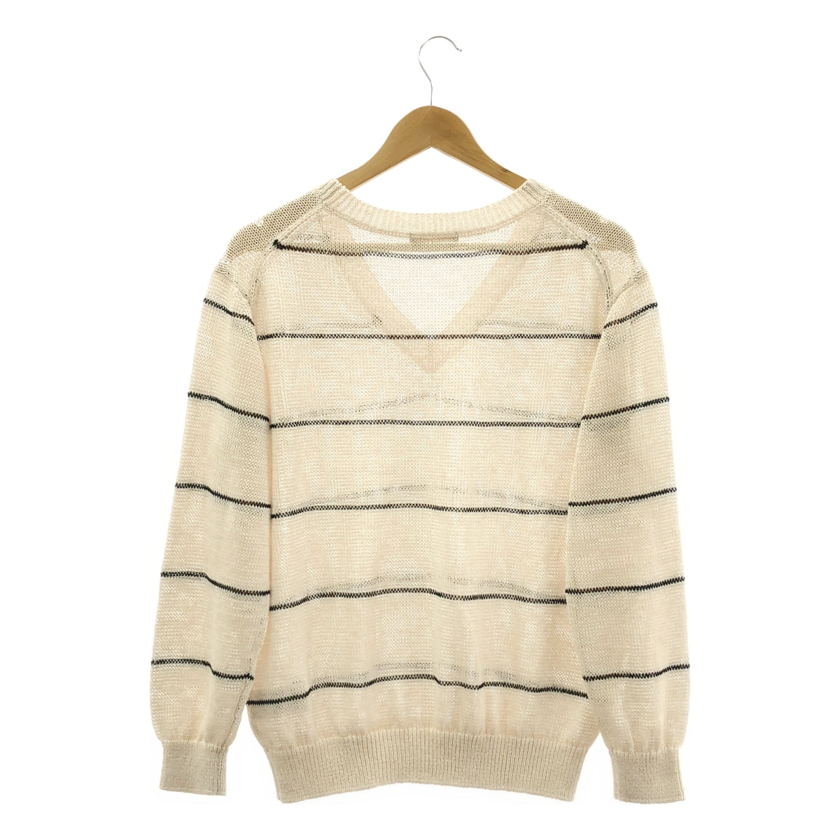 Plage / 플라주 | 2025SS | LINEN MIX V 넥 니트 스웨터 | F | 여성