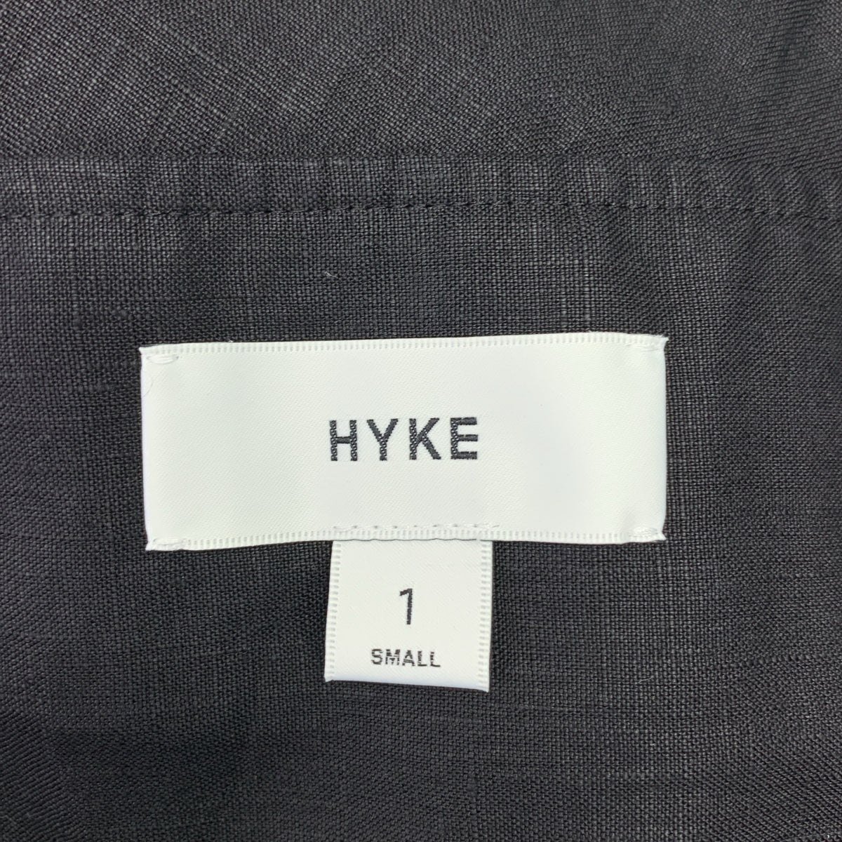 HYKE / 하이크 | 2024SS | LINEN MAXI DRESS 린넨 맥시 롱 원피스 | S | 블랙 | 여성