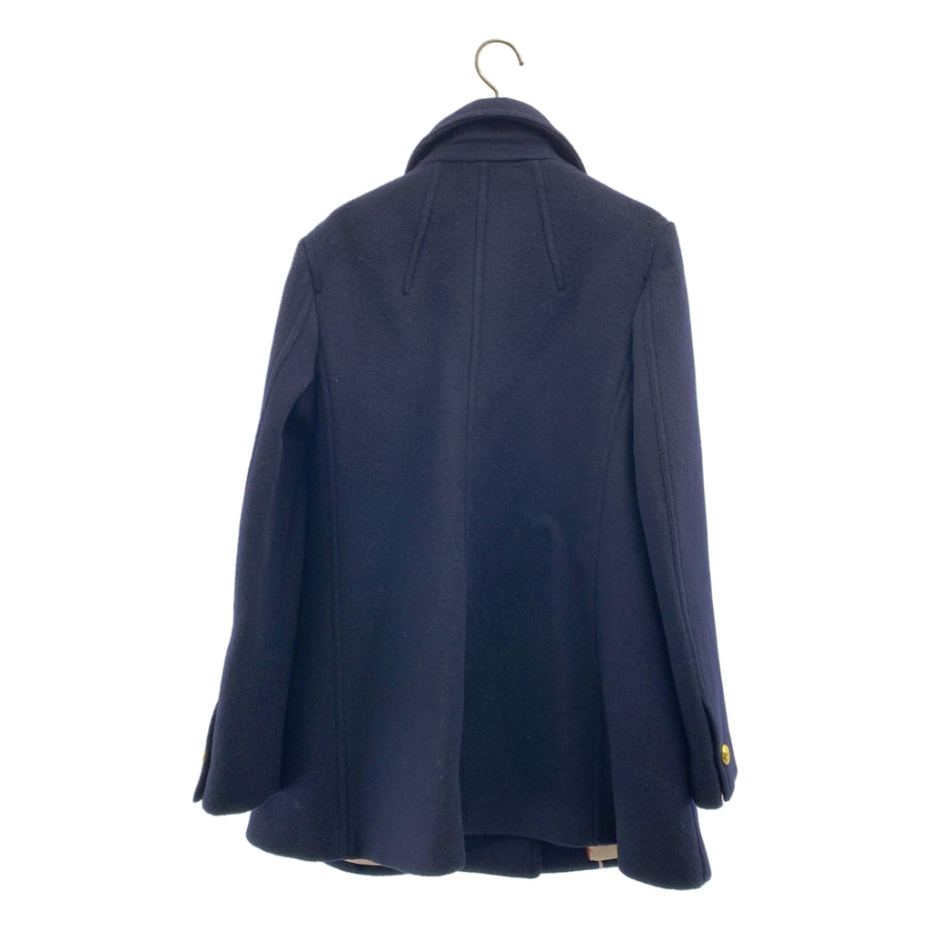 Mardi Mercredi / 말디 메크루디 | 울 로고 골드 버튼 짧은 코트 / 총 안감 | S |