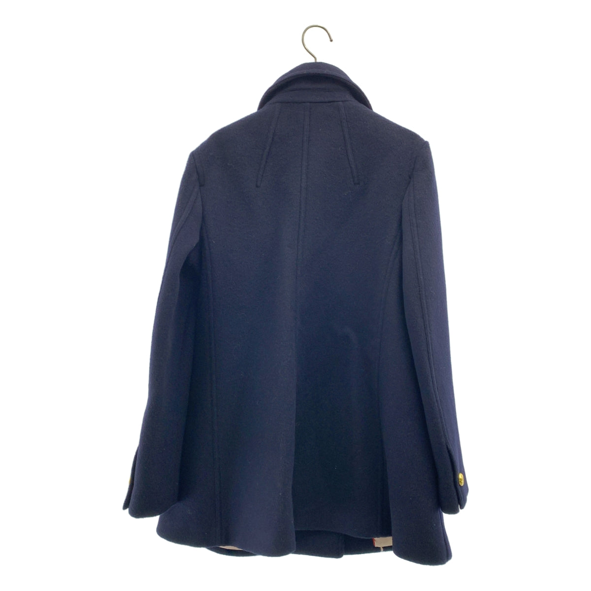 Mardi Mercredi / 말디 메크루디 | 울 로고 골드 버튼 짧은 코트 / 총 안감 | S |