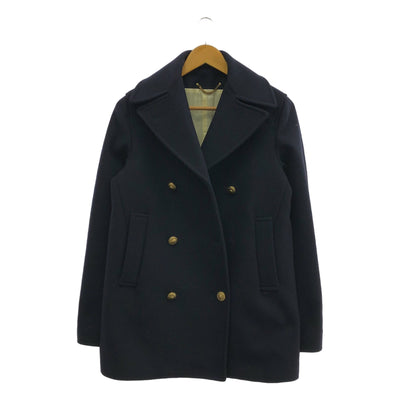 【美品】  Deuxieme Classe / ドゥーズィエムクラス | 2022AW | 【 GOLDEN GOOSE / ゴールデングース 】 金ボタン PEAコート / ロゴ総裏地 | 40 | ダークネイビー | レディース