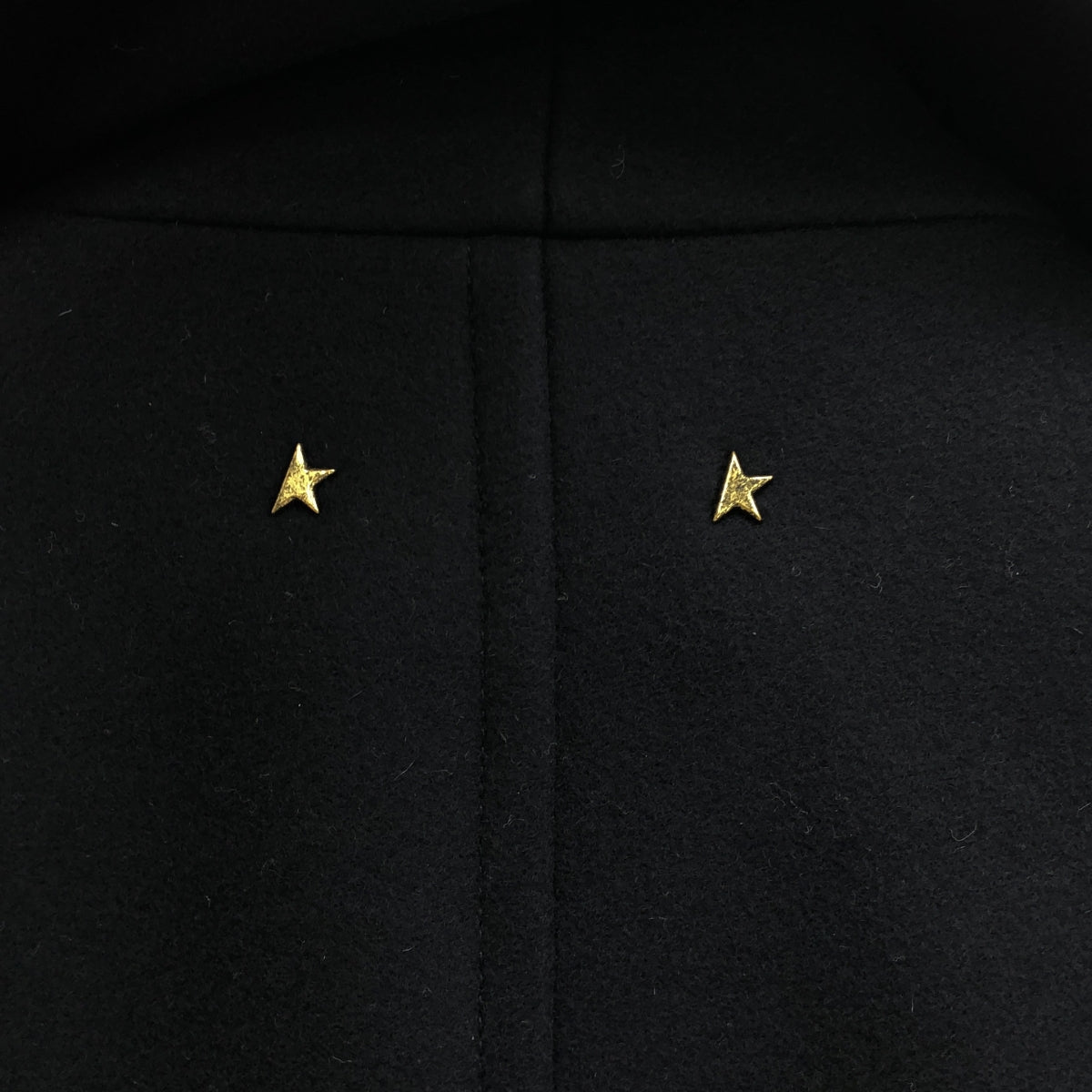 【美品】  Deuxieme Classe / ドゥーズィエムクラス | 2022AW | 【 GOLDEN GOOSE / ゴールデングース 】 金ボタン PEAコート / ロゴ総裏地 | 40 | ダークネイビー | レディース