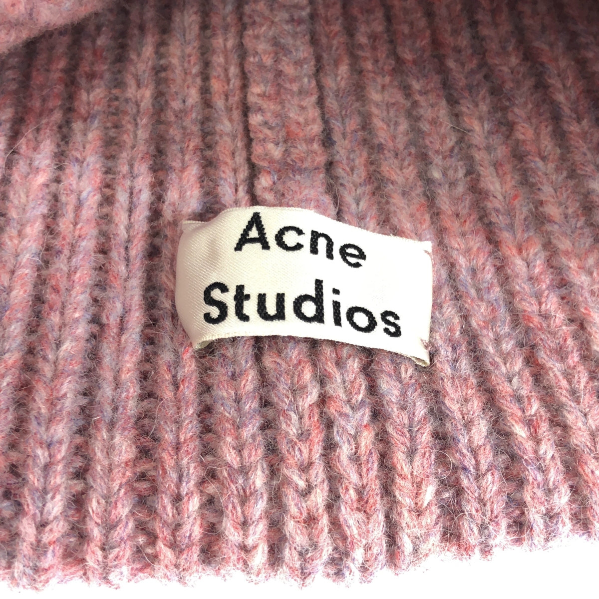 Acne Studios / アクネストゥディオズ | ボンボン付き ニットキャップ | ピンク | レディース