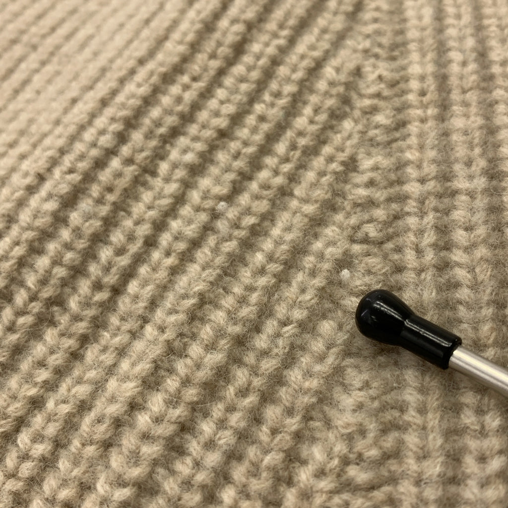 Spick and Span / スピックアンドスパン | ミドルゲージ畦ラインビッグタートル ニット |