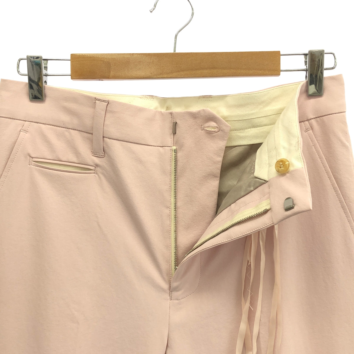 【신품】 Midorikawa / 미도리카와 | 2024SS | STRETCH WIDE SLACKS 스트레치 와이드 슬랙스 팬츠 | S | PINK / 핑크 | 남성