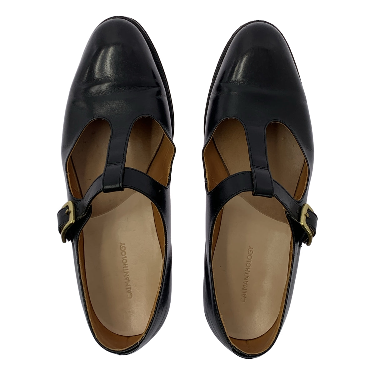 CALMANTHOLOGY / カルマンソロジー | T.STRAP / A3254 / レザー ストラップ シューズ 革靴 | UK7 |