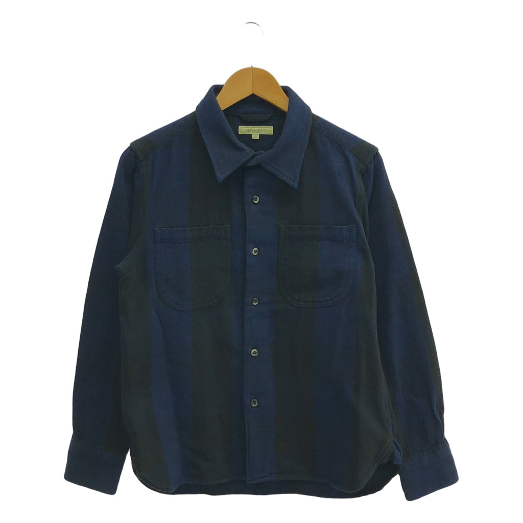 DESCENDANT / ディセンダント | PLAID LS SHIRT チェック シャツ | 1 | ネイビー / ブラック | メンズ