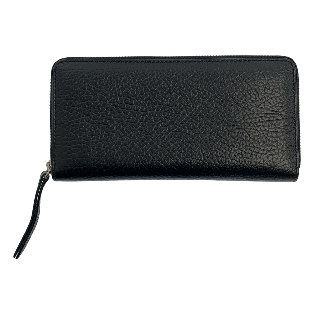 Maison Margiela / メゾンマルジェラ | グレイニーレザー ジップアラウンド ウォレット 長財布 ユニセックス |