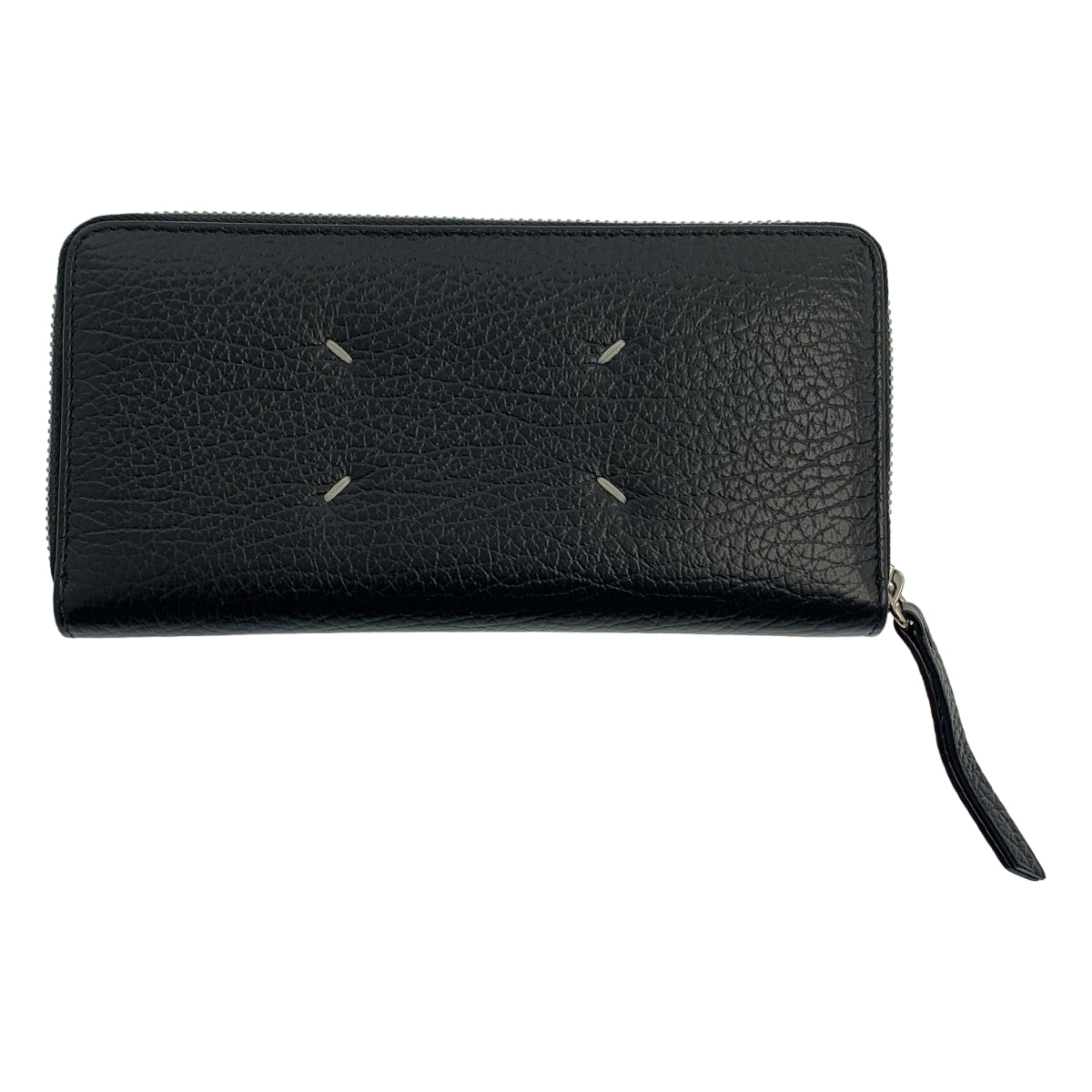 Maison Margiela / メゾンマルジェラ | グレイニーレザー ジップアラウンド ウォレット 長財布 ユニセックス |