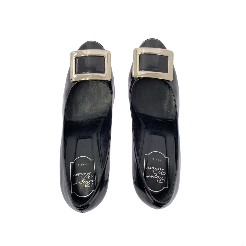 Roger Vivier | 漆皮Logo高跟鞋 | 尺寸38.5 | 女士