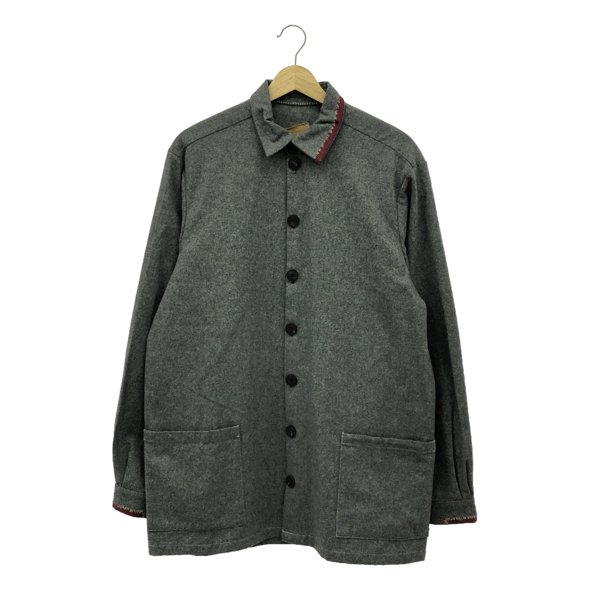 MARIA TURRI / マリアトゥーリ | wool shirt jacket ウール シャツ ジャケット |