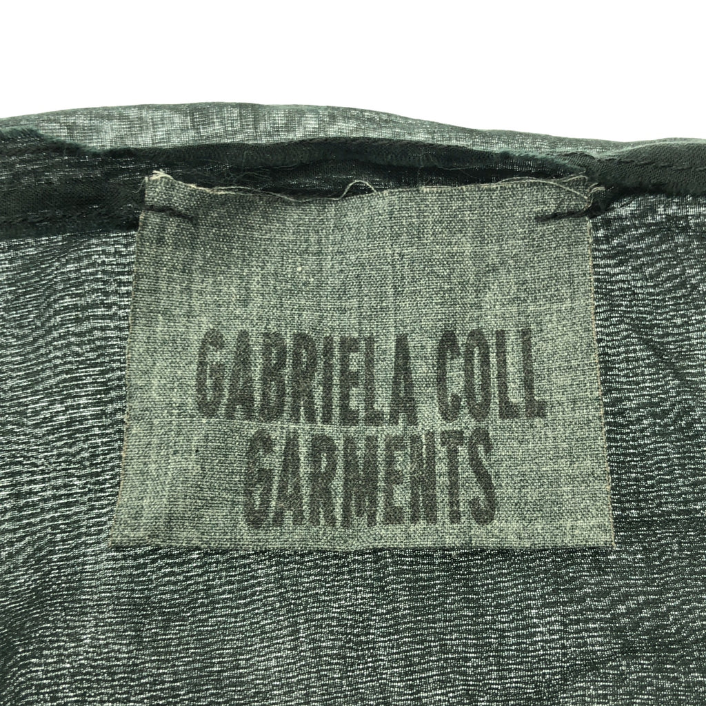 GABRIELA COLL GARMENTS / 가브리엘라 콜 가멘츠 | 2022SS | Series NO.10 코튼 실크 키넥 풀오버 셔츠 | S |