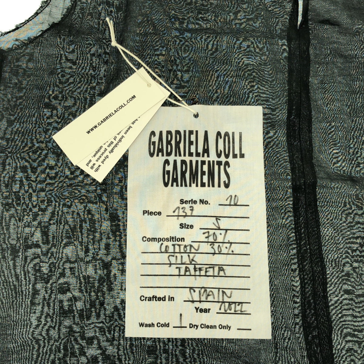 GABRIELA COLL GARMENTS / 가브리엘라 콜 가멘츠 | 2022SS | Series NO.10 코튼 실크 키넥 풀오버 셔츠 | S |
