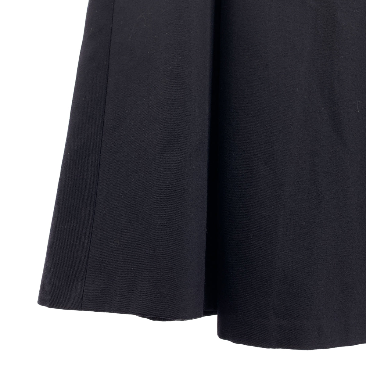 【美品】  ebure / エブール | ウール ラップ フレア ロングスカート | 38 | ネイビー | レディース