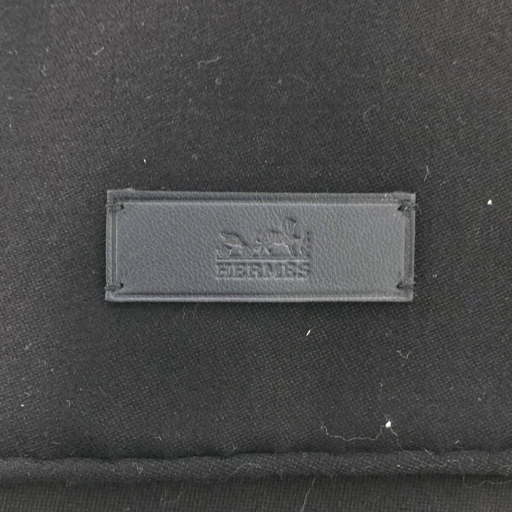 【美品】  HERMES / エルメス | BOUCLERIE MODERNE / モダンなバックル カレ115 カシミヤ シルク ジャガード 大判ストール | ブラック