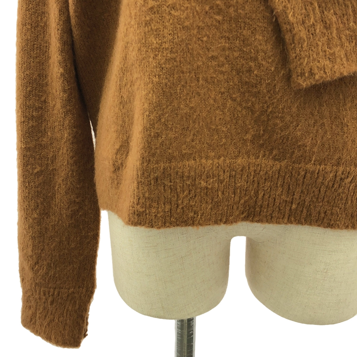 羅赫 |不對稱肩部針織套頭衫 | S |駱駝 |女性的