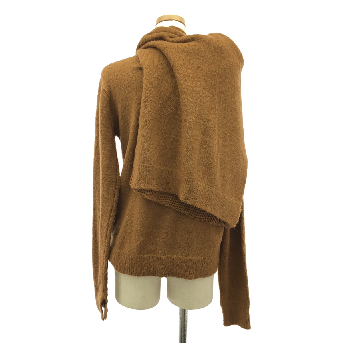 羅赫 |不對稱肩部針織套頭衫 | S |駱駝 |女性的