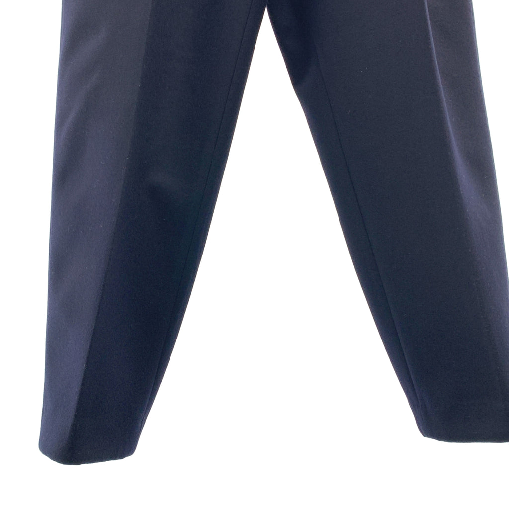 【近全新】sacai | 2024秋冬系列 | 羊毛呢長褲 | 2碼 | 黑色 | 男款