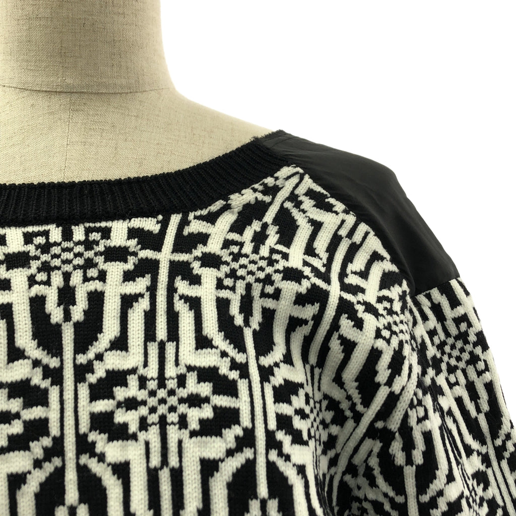 COMME des GARÇONS | 2021 秋冬系列 | 混紡提花圓領針織衫 | S 碼 | 女款