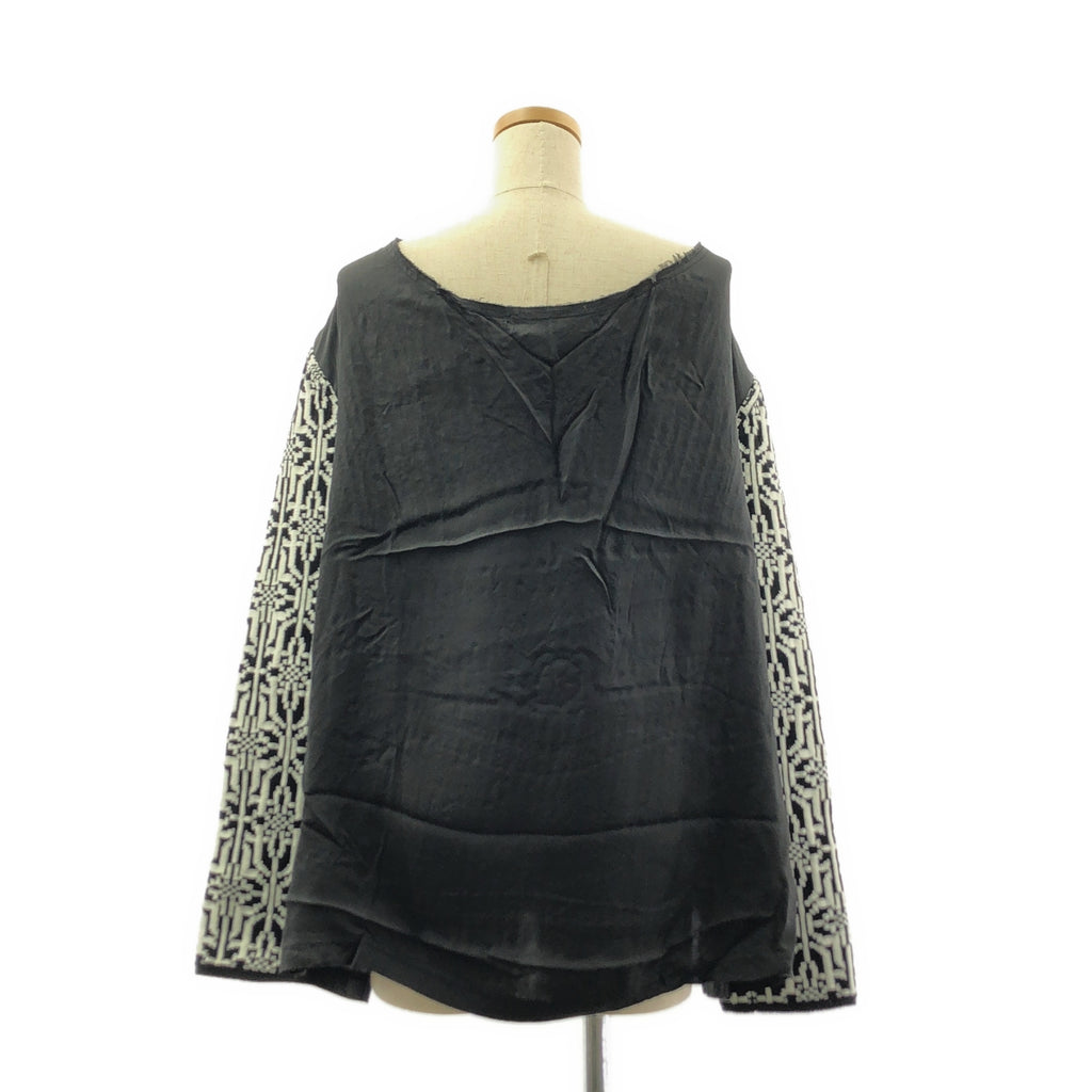 COMME des GARÇONS | 2021 秋冬系列 | 混紡提花圓領針織衫 | S 碼 | 女款