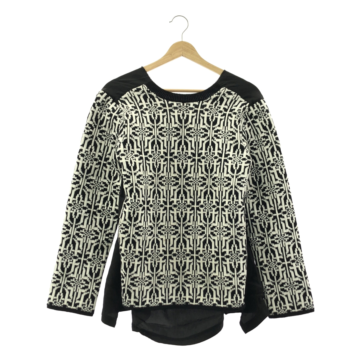 COMME des GARÇONS | 2021 秋冬系列 | 混紡提花圓領針織衫 | S 碼 | 女款