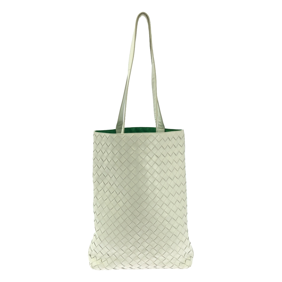 BOTTEGA VENETA | Intrecciato The Slot Leather Tote Bag | Unisex | White | Men's