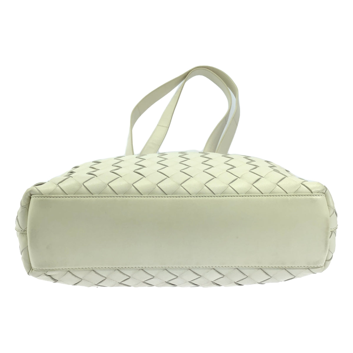 BOTTEGA VENETA | Intrecciato The Slot Leather Tote Bag | Unisex | White | Men's