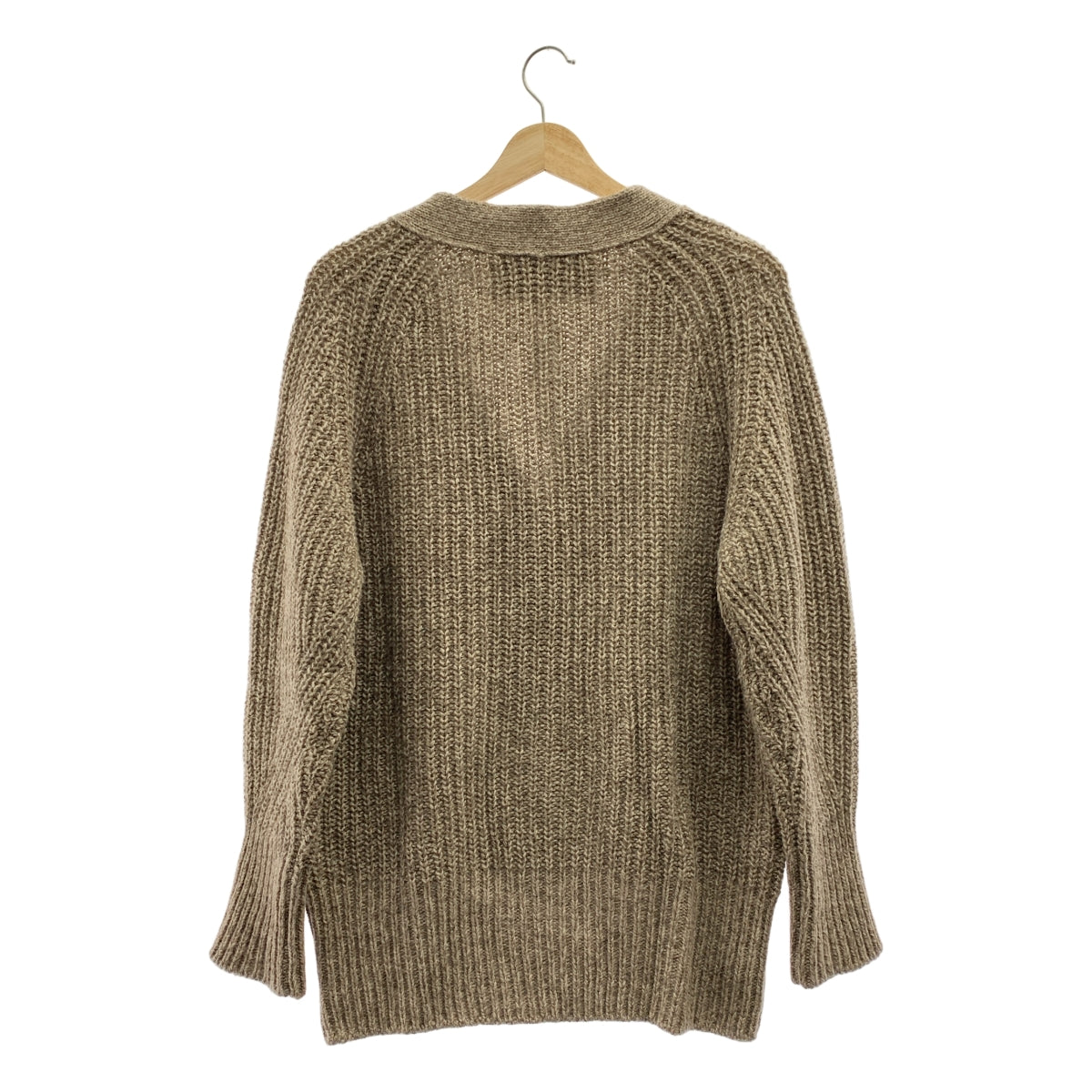 TICCA / ティッカ | ウール Vネック ニット カーディガン | F