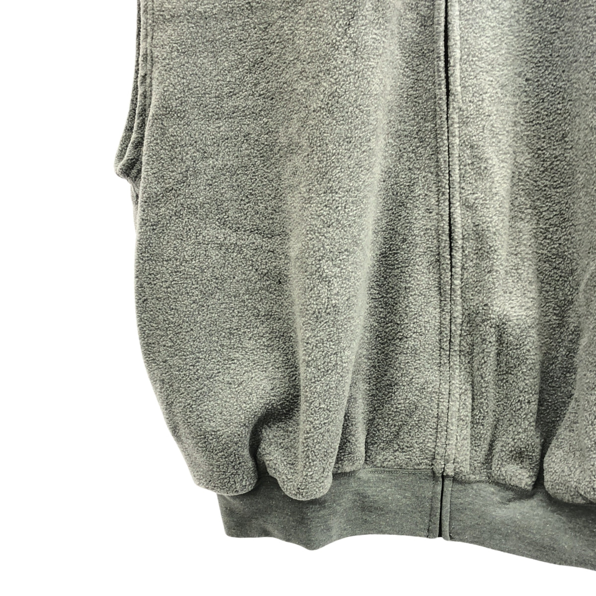 【美品】  FOG ESSENTIALS / エフオージーエッセンシャルズ | フリース ジップアップ ベスト | S | グレー | メンズ