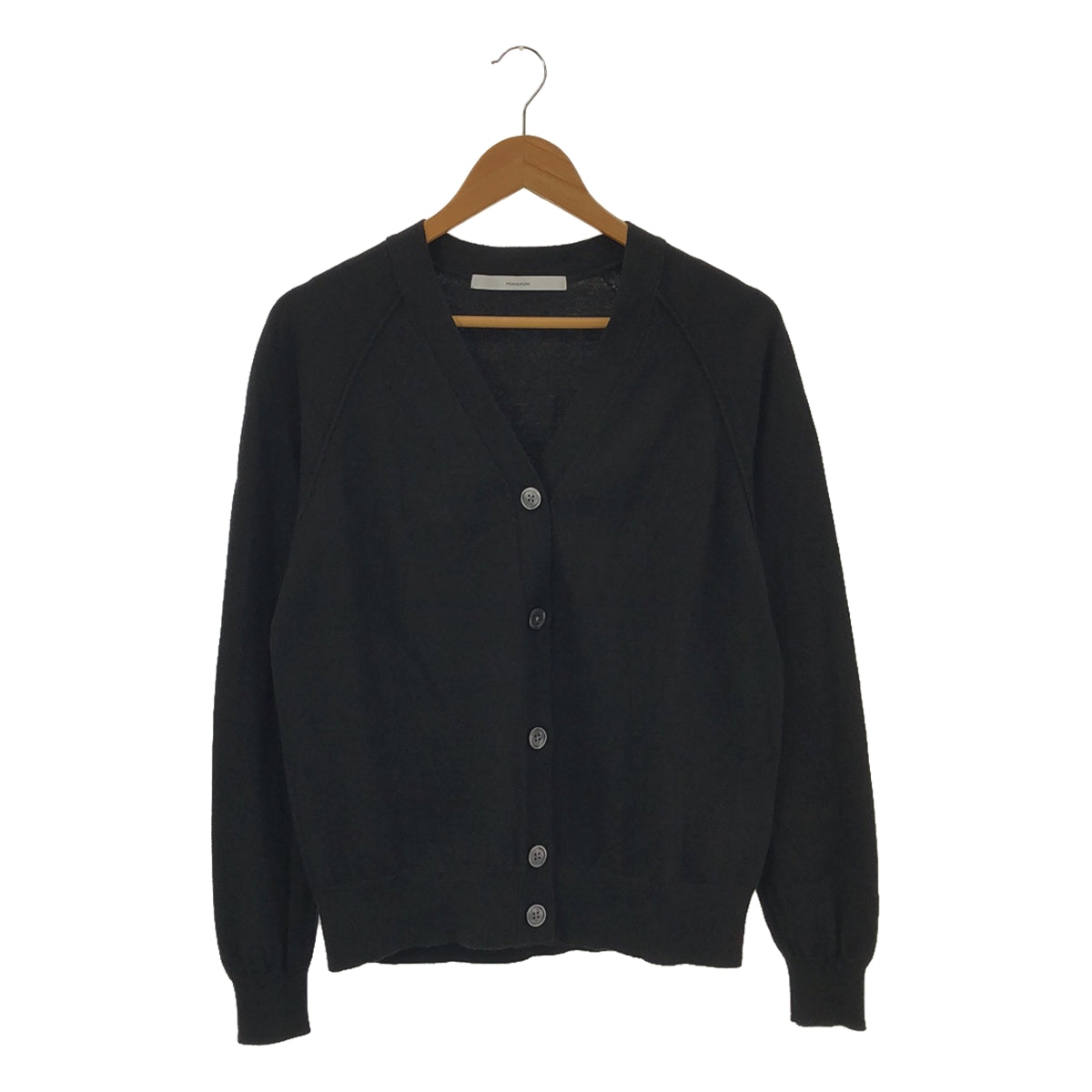 Framework | 2021AW | Wool cashmere V-neck cardigan | Black | Women's