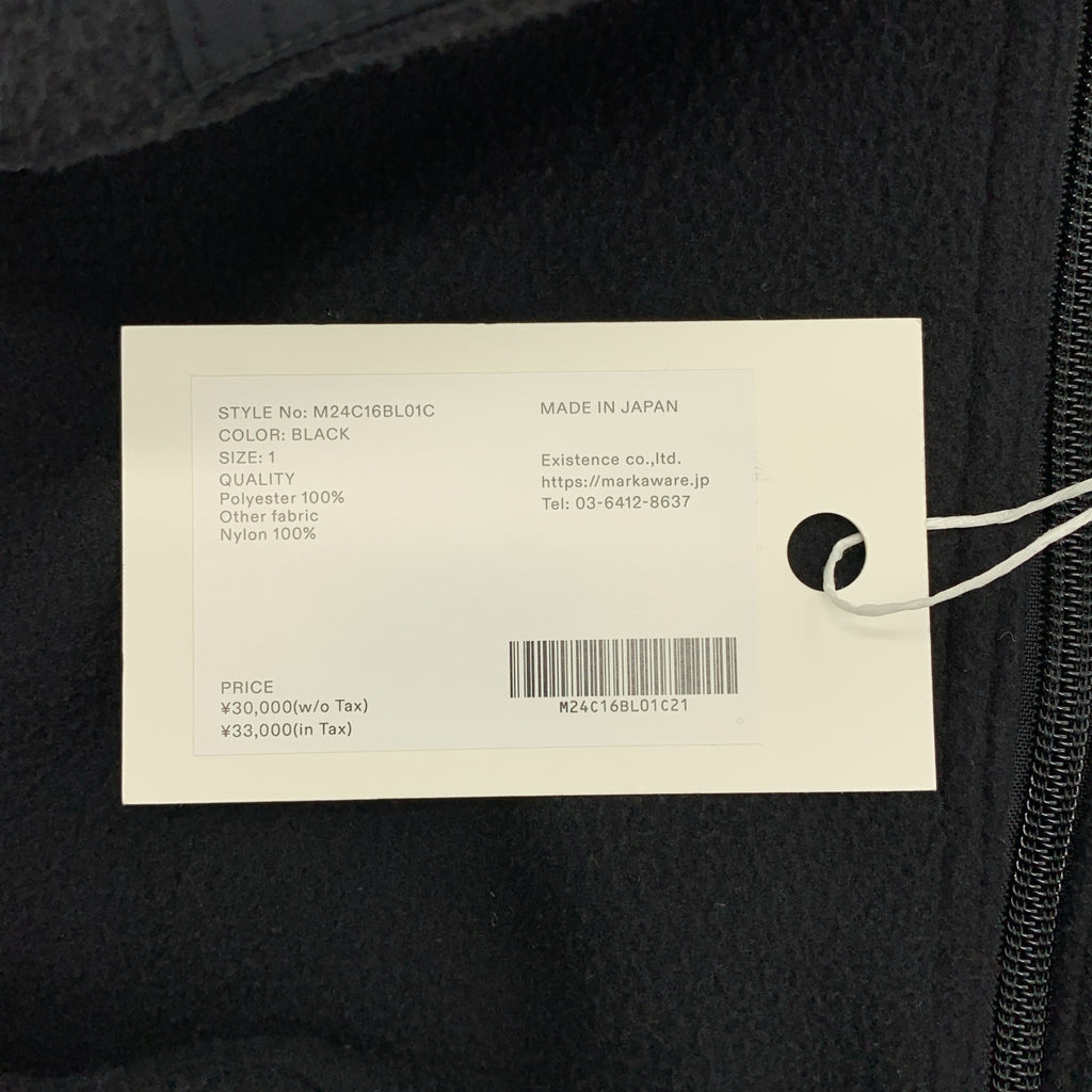 marka / 마커 | 2024AW | RECYCLE POLYESTER FLEECE FLEECE LINER JACKET 양털 라이너 재킷 | 1 | 남성