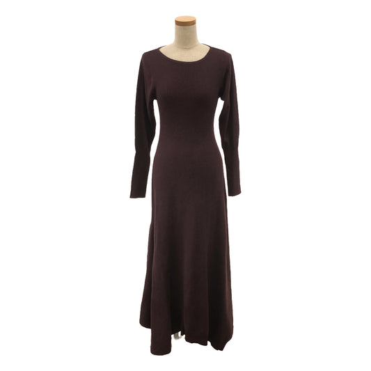 MES VACANCES | Cotton Asymmetrical Rib Knit Dress | F | Women's