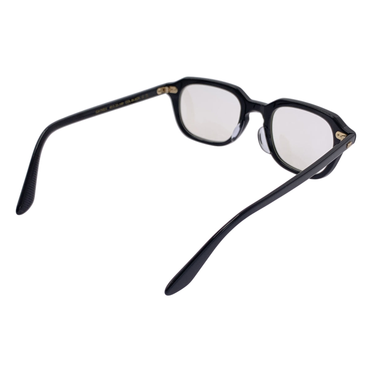 [狀況極佳] MOSCOT | GATKES 方框眼鏡 | 尺寸 49 □22-148 | 黑色