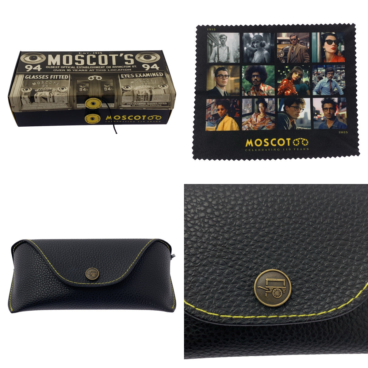 [狀況極佳] MOSCOT | GATKES 方框眼鏡 | 尺寸 49 □22-148 | 黑色