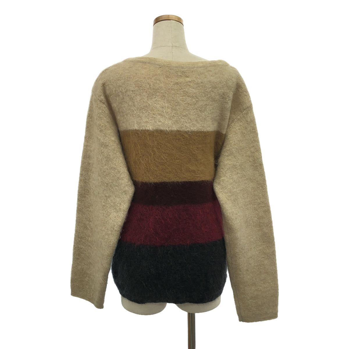 BOTTEGA VENETA | Wool Mohair Crew Neck Over Knit Sweater | Size 38 | Multicolor | Women's