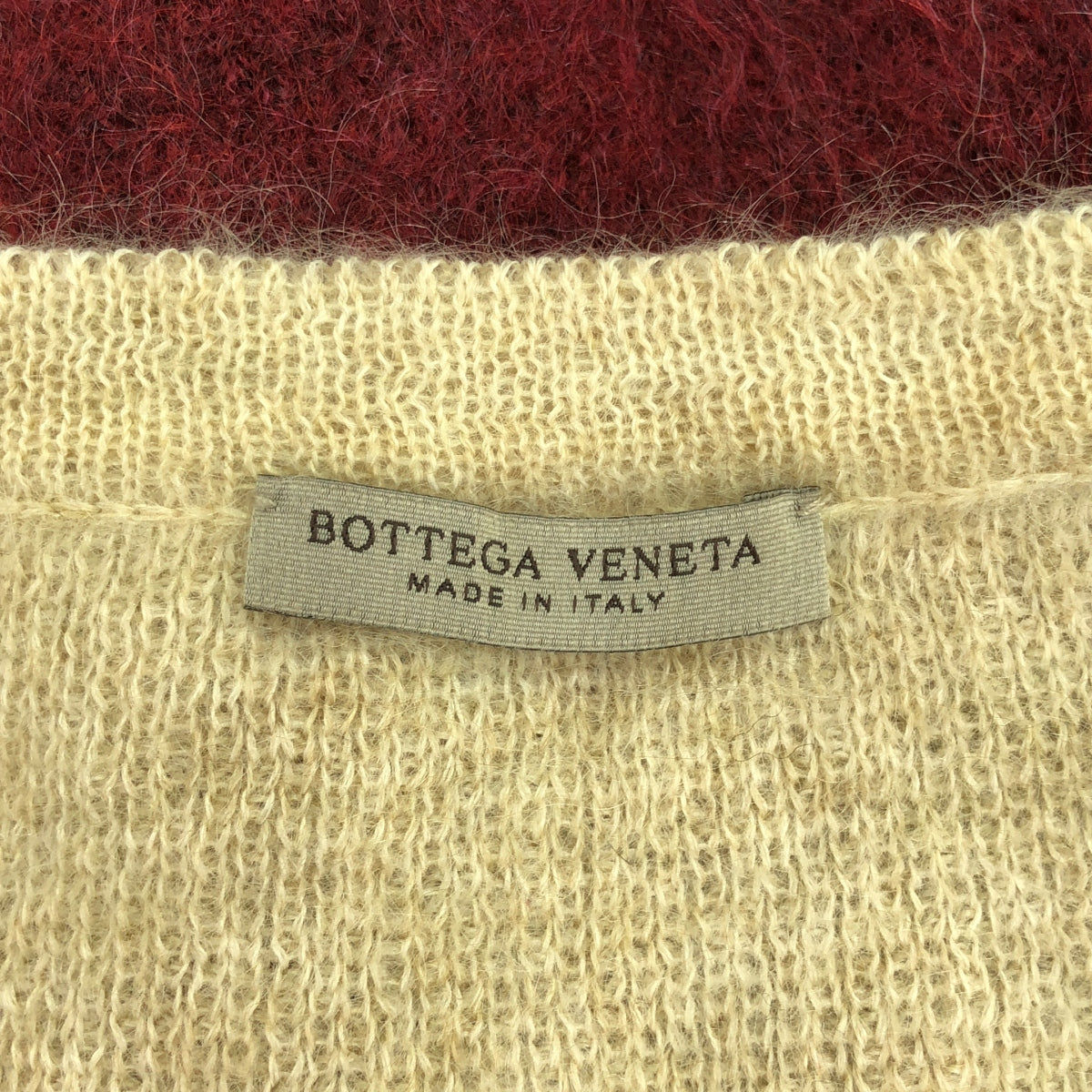 BOTTEGA VENETA | Wool Mohair Crew Neck Over Knit Sweater | Size 38 | Multicolor | Women's