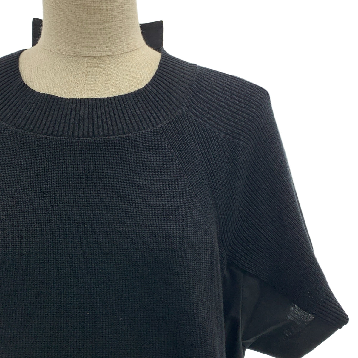 sacai | 棉質針織洋裝 | 混紡針織繫帶洋裝 | 3號 | 女款