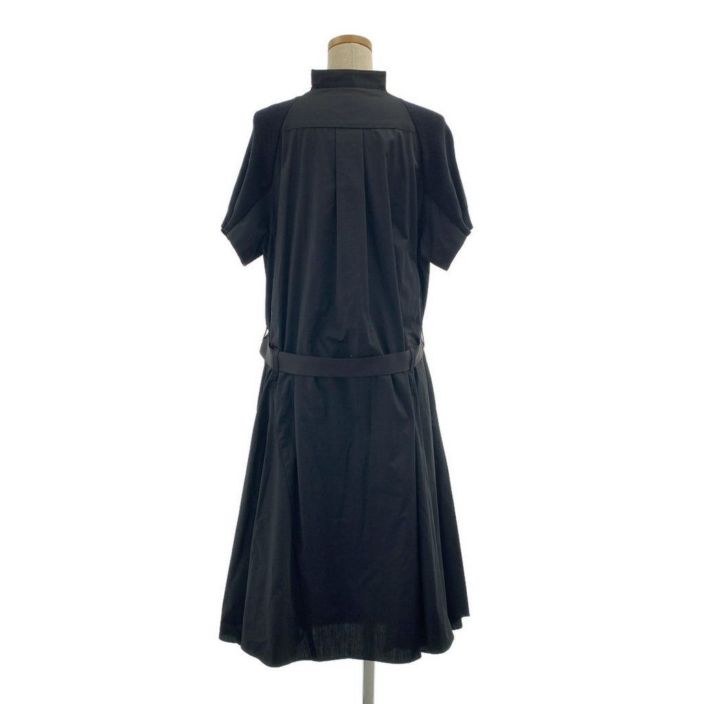 sacai | 棉質針織洋裝 | 混紡針織繫帶洋裝 | 3號 | 女款