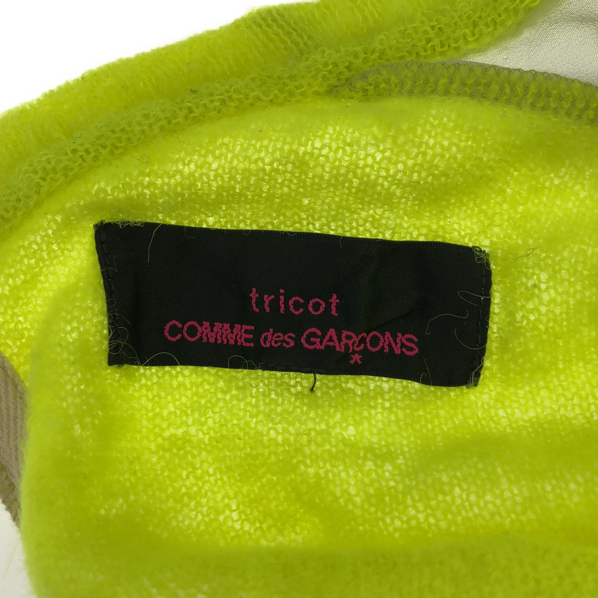 tricot COMME des GARCONS / 트리코콤 데 갤슨 | 2013AW | 다른 소재 전환 풀오버 니트 | S | 여성